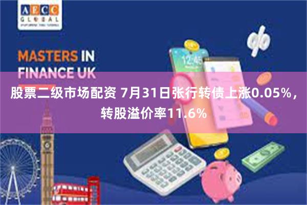 股票二级市场配资 7月31日张行转债上涨0.05%，转股溢价率11.6%