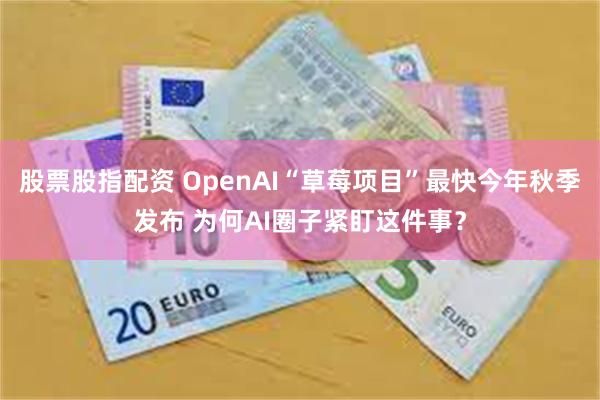 股票股指配资 OpenAI“草莓项目”最快今年秋季发布 为何AI圈子紧盯这件事？