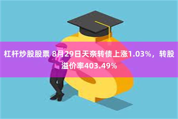 杠杆炒股股票 8月29日天奈转债上涨1.03%，转股溢价率403.49%