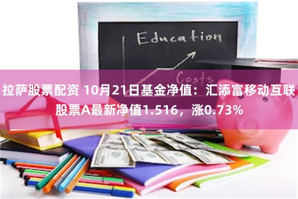 拉萨股票配资 10月21日基金净值：汇添富移动互联股票A最新净值1.516，涨0.73%