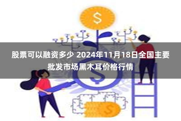 股票可以融资多少 2024年11月18日全国主要批发市场黑木耳价格行情